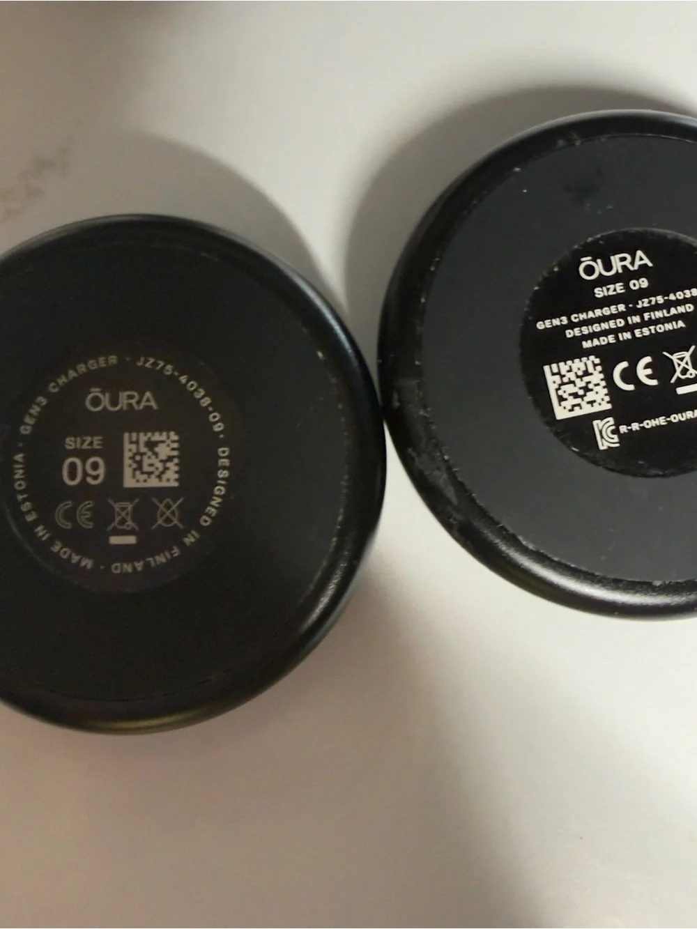 Oura Black Gen 3 ring size 9